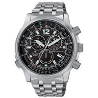 Orologio Citizen Uomo Crono Pilot Super Titanio Radiocontrollato in Titanio CB5850-80E - CB5850-80E